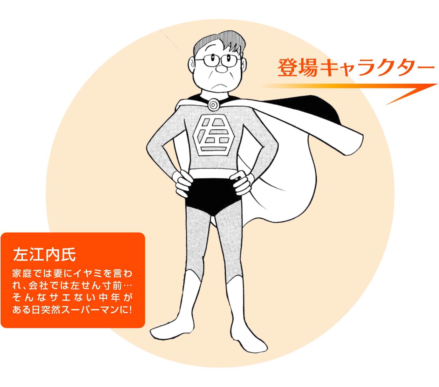 「左江内氏」登場キャラクターの説明文